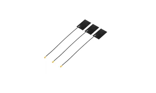 433MHZ Internal FPC flexible black patch adhesive Antenne with 10cm cable and UFL connector